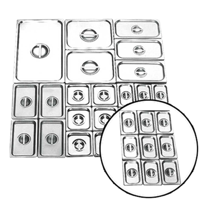 Tutup Food pan prasmanan Stainless ukuran 1/2 - Image 5