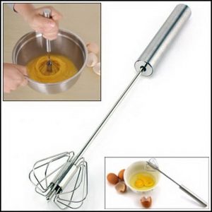 Kocokan Telur Automatis 29CM / 11.5inch Stainless Steel Whisk