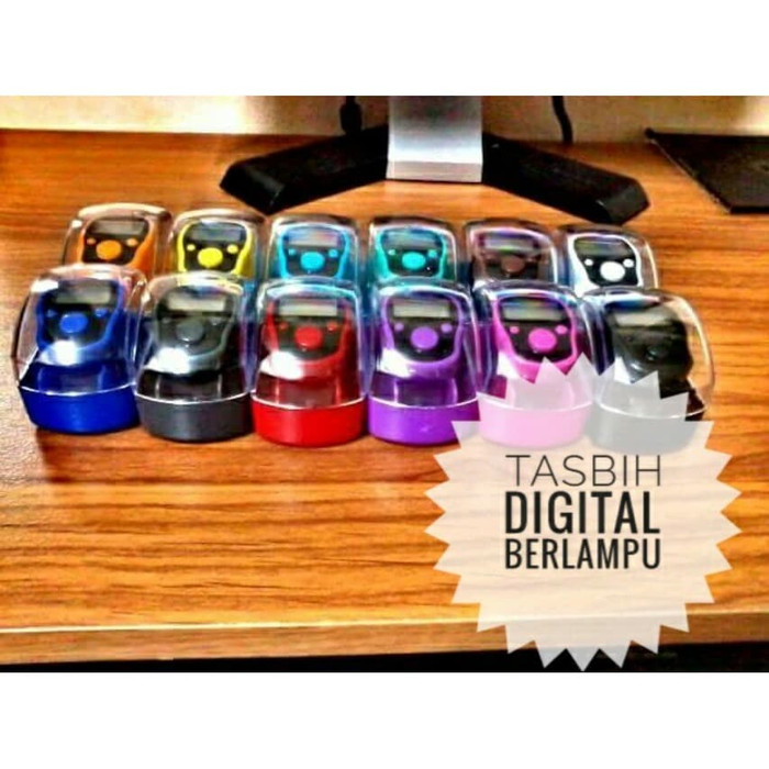 Lampu tasbih digital mini finger counter penghitung Jari w/ KOTAK 2075 - Image 5