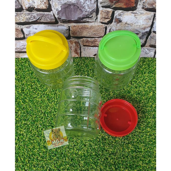 Mini Jadul toples kaca 350ml dengan tutup dapat dicantel - Image 5