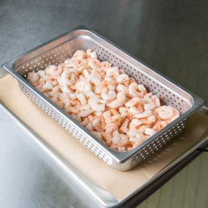 LUBANG Perforated Food pan prasmanan Stainless ukuran 1/1 tinggi 6.5CM