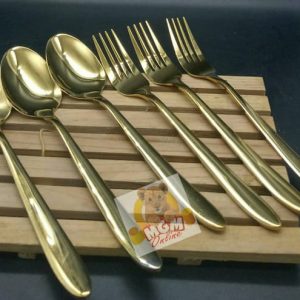 Sendok Makan Gold & Garpu Makan Gold HOTEL Stainless Steel 18-10 24134