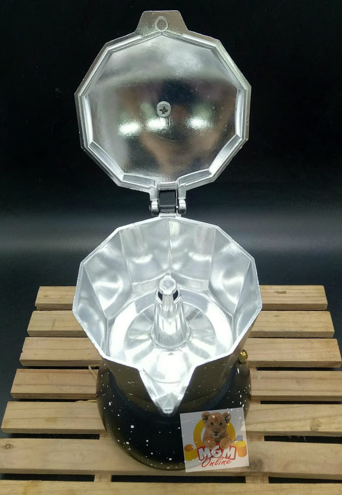 Moka Pot Alumunium Burik Ballon 3Cu / Espresso Maker 3Cups segi10 2351 - Image 4