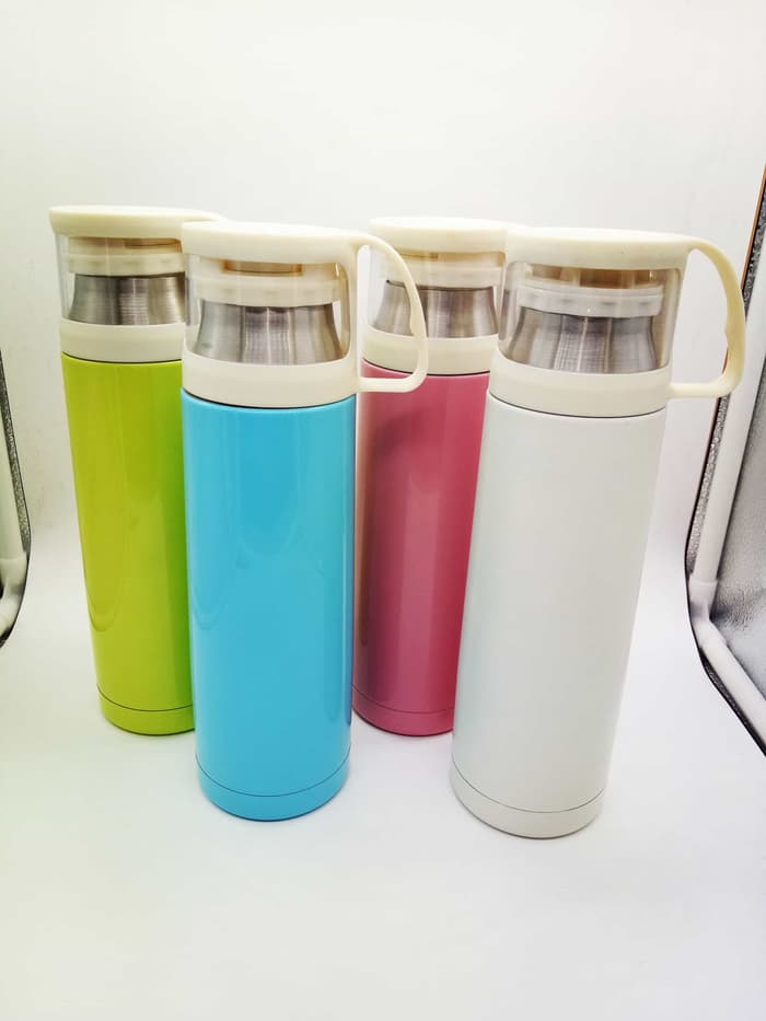Termos Air Panas dengan Cangkir Vaccum Flask 500ML