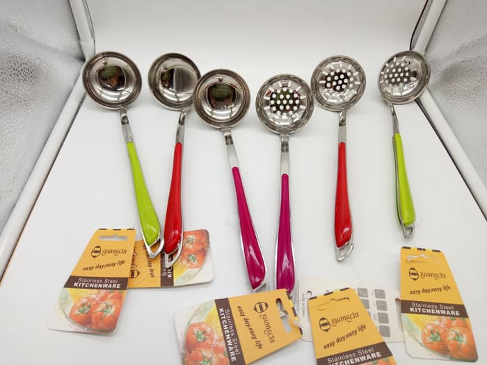 Irus Kuah Sendok Kuah Sendok Shabu Shabu Stainless ( lubang) - Image 4
