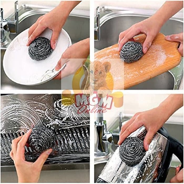 Steel Wool - serabut besi stainless steel kawat cuci piring sikat - Image 3