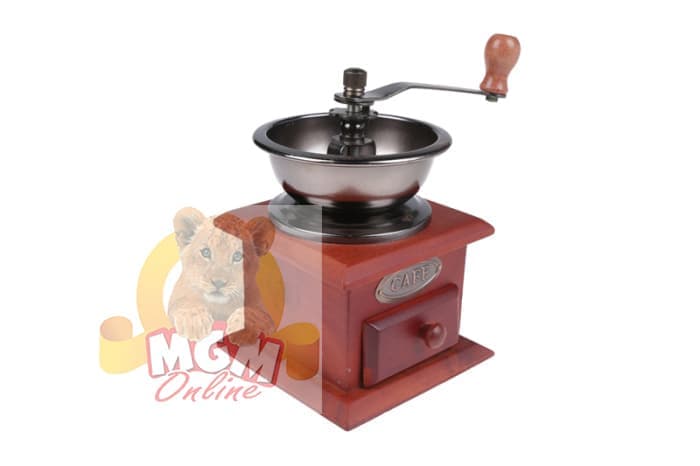 Gilingan Kopi manual / Manual Coffee Grinder Kayu Besar 12CMx12CM