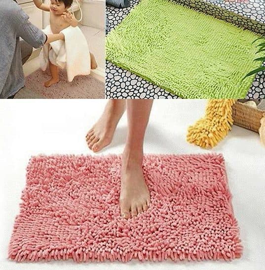 PREMIUM Keset Kaki Cendol ANTI SLIP 60cm x 40cm keset kaki microfiber