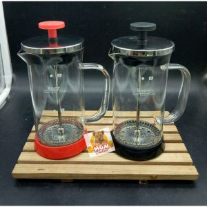 PREMIUM gagang Kaca French Press 350ml KACA HANDLE Coffee Plunger