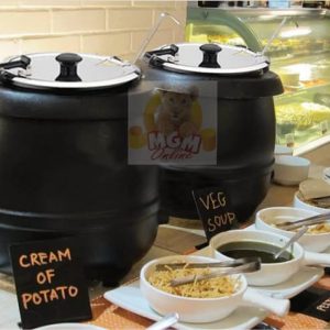 Electric Soup Warmer 10L - Pemanas Soup 10L TUTUP STAINLESS Listrik