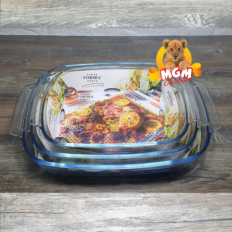 Formia Loyang Kaca Segi panjang 3.8L Bake and Serve OVEN SAFE - Image 4