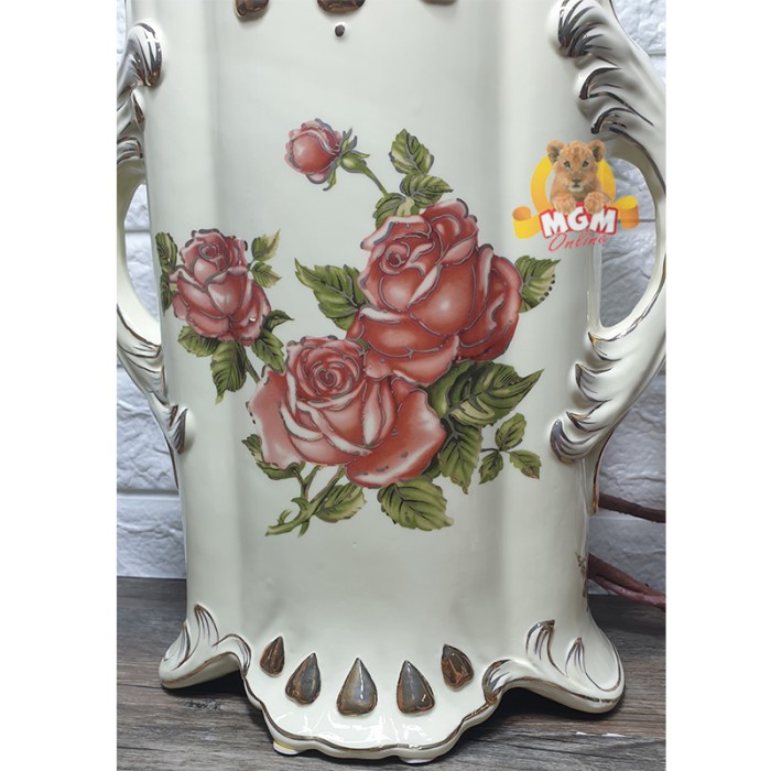 Vas Bunga keramik Porcelain Pot Bunga T36cm pot bunga MEWAH - Image 5