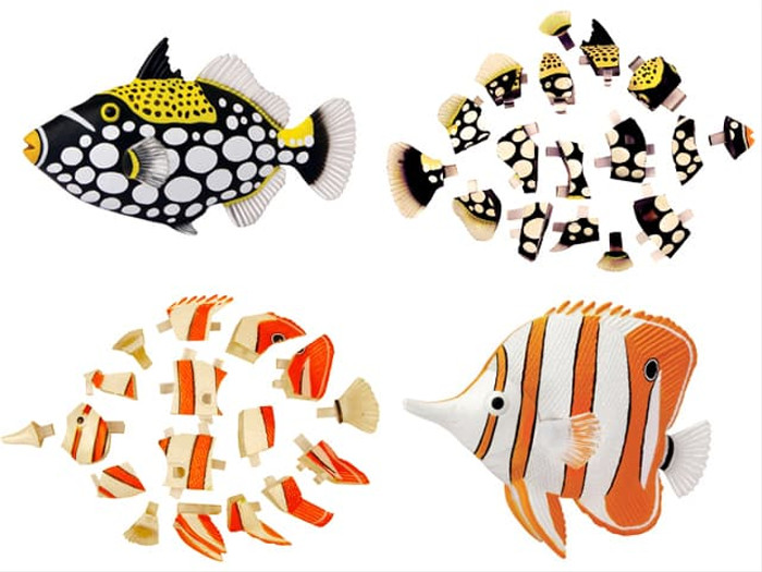 Puzzle 4D Surprise Egg Puzzle 4D Dinosaurs / Animal / Fish 4 dimensi - Image 3