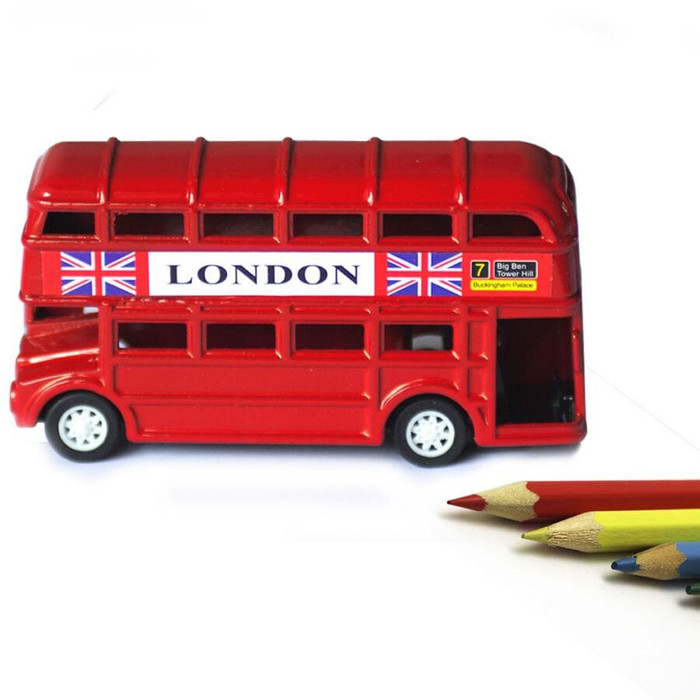Souvenir London Bus 9CM x 5Cm / Souvenir Oleh2 London England 2037 - Image 2