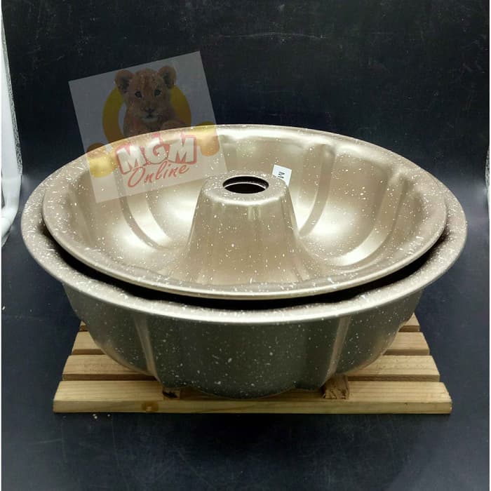 Loyang tulban Teflon 24cm anti lengket cetakan kue bolu dan agar 2615 - Image 3