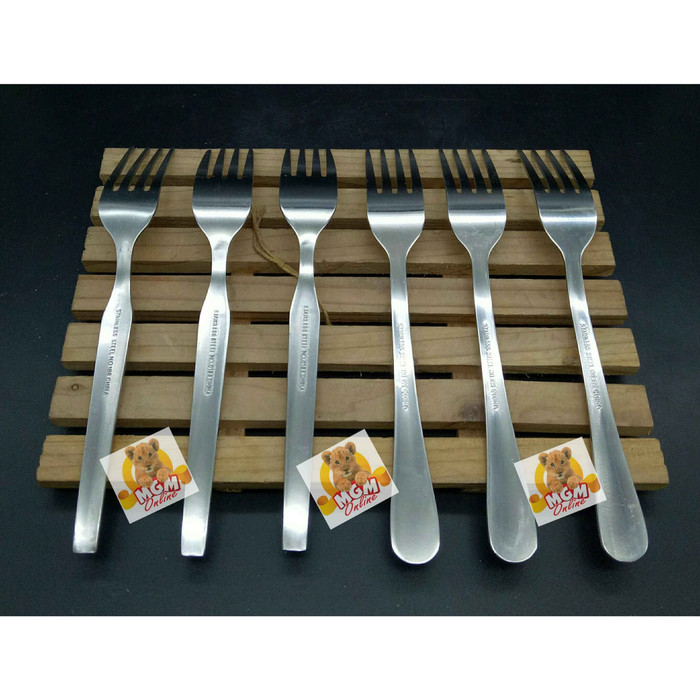 Garpu Makan Catering Stainless Steel per 6pc - Sendok Makan Tebal - Image 4