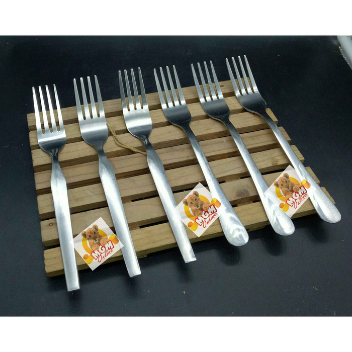 Garpu Makan Catering Stainless Steel per 6pc - Sendok Makan Tebal