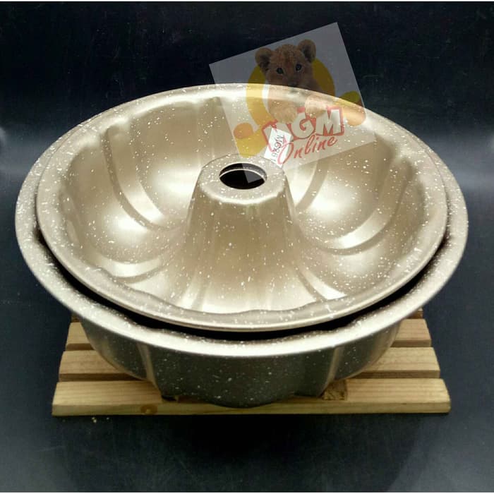 Loyang tulban Teflon 24cm anti lengket cetakan kue bolu dan agar 2615 - Image 2
