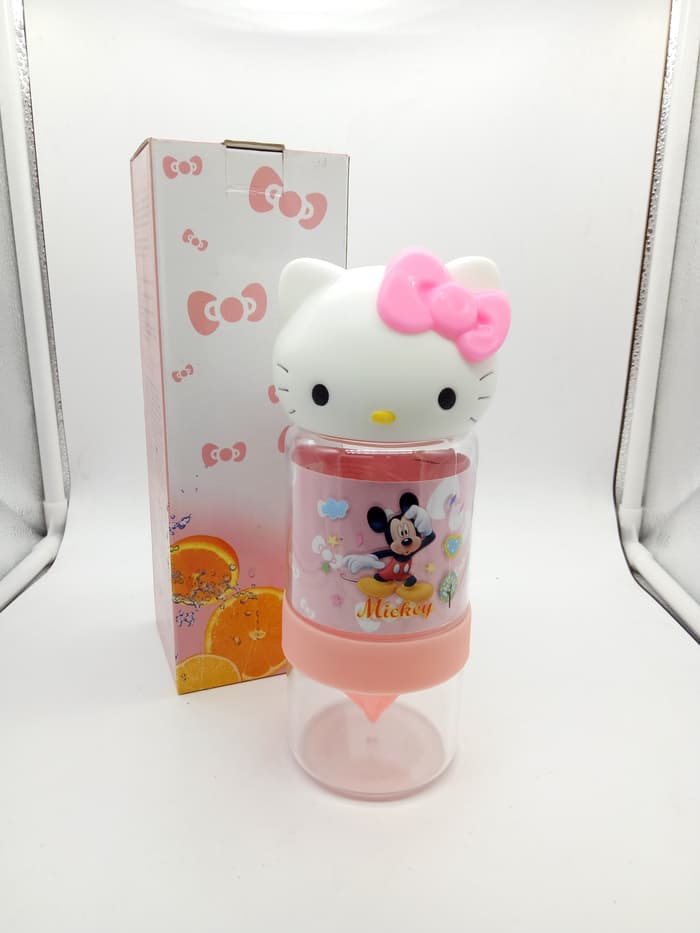 Kid Zinger Botol Air Anak Infuse Kepala Hello Kitty BPA FREE - Image 4