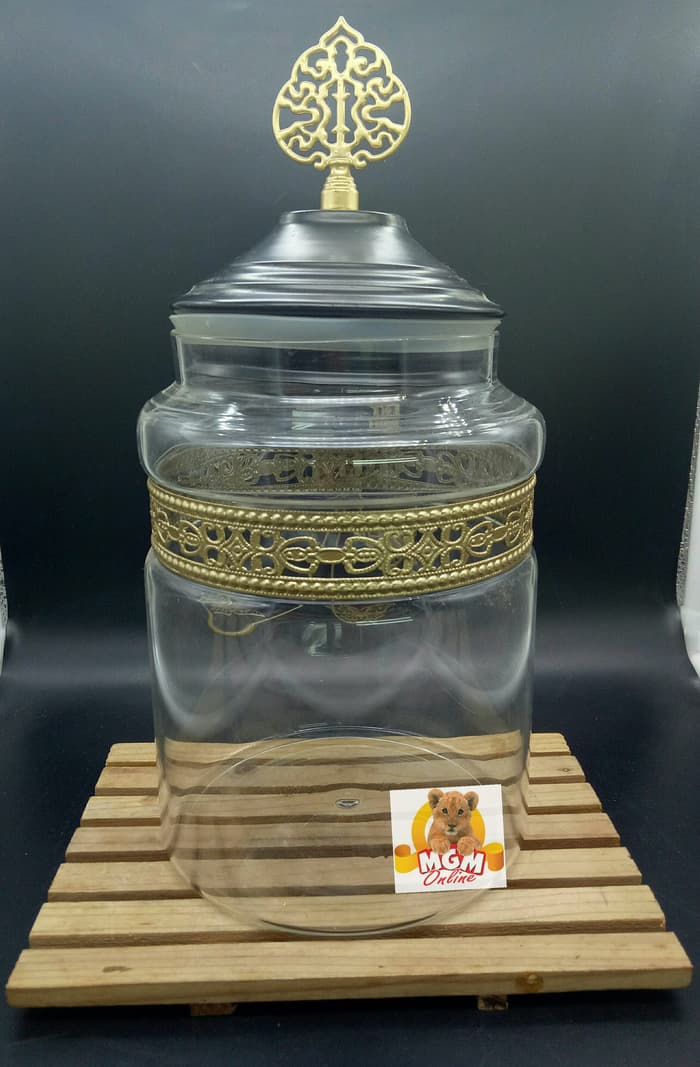 VINTAGE Toples Kedap Udara 2000ml dengan Karet Seal / Shabby 2308 - Image 5