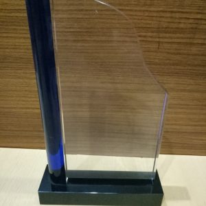 C810 Plakat kristal / Trophy Crystal kaca / Piala Golf / Piala Dunia