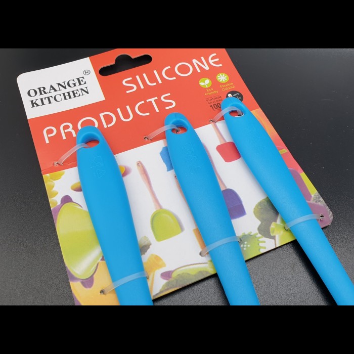 Spatula set3 silikon kuas silicone sendok aduk set Peralatan Masak set - Image 4