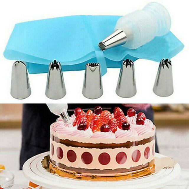 Cetakan butter Cream Kue Decorating Pastry Tip kepala Nozzle 36pc SET