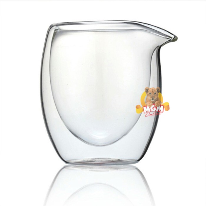 POURER Gelas Double Wall 150ml Termal Cup BPA FREE - ANTI PANAS POLOS - Image 4