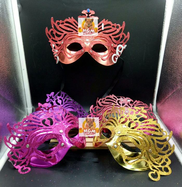Topeng Karnaval - Topeng Pesta - Party Mask glitter Topeng Putri malam - Image 4