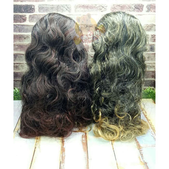 Bando Rambut - Bando dgn wig rambut panjang 33CM - Image 4