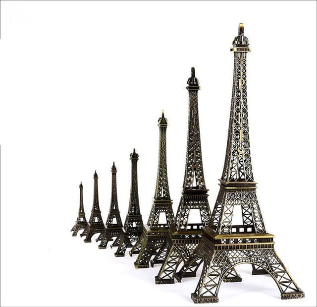 25 CM Eiffel tower Pajangan Miniatur eiffel Paris ( France / Prancis ) - Image 4