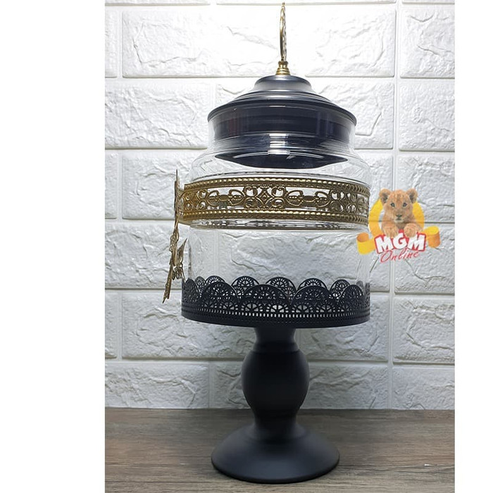 VINTAGE Toples Kedap Udara 1500ml dengan Karet Seal / Shabby 2307 - Image 5