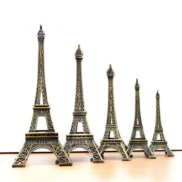 18 CM Eiffel tower Pajangan Miniatur eiffel Paris ( France / Prancis ) - Image 3