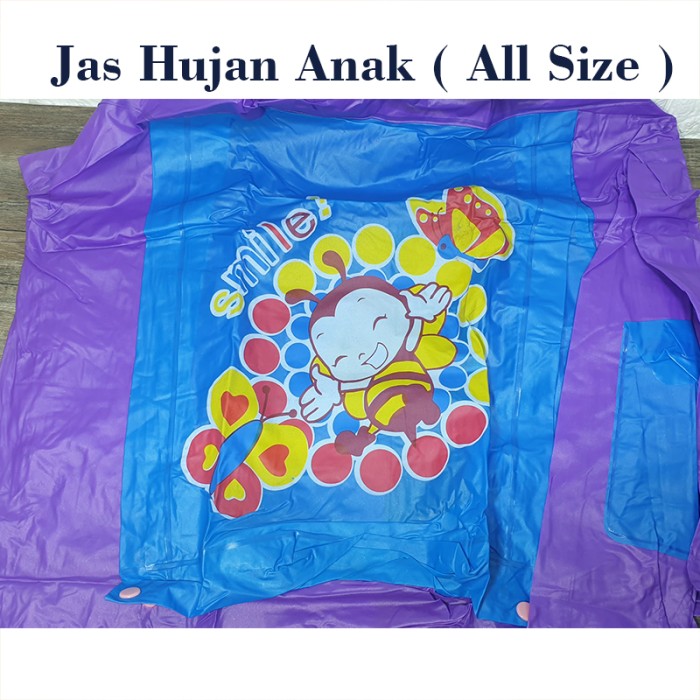 Jas hujan anak-anak ALL SIZE baju hujan anak anak jas hujan sekolah - Image 2