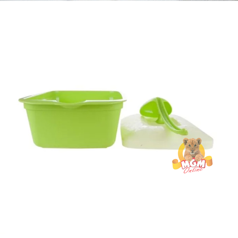 Mangkok Saji Segi-panjang ukuran 4.6L Asvita dengan tutup - Image 4