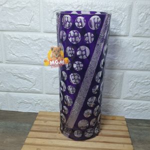 Warna Vas Bunga Kaca Tebal Lebar 10cm Pot Bunga tanaman Tinggi 25cm