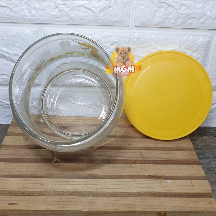 MOTIF Toples bulat Kaca 600ml Toples kacang Toples kue serbaguna - Image 4