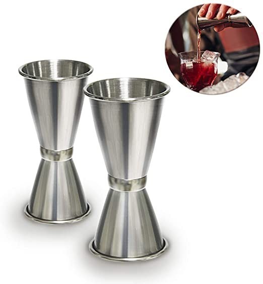 jigger stainless 25cc 44cc gelas ukur gelas takar Bar measuring cup L - Image 2