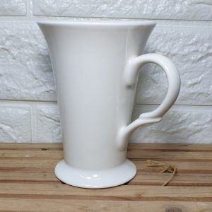gelas mug kaki Tinggi 210ml - mug keramik model berkaki classic