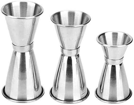 jigger stainless 25cc 44cc gelas ukur gelas takar Bar measuring cup L