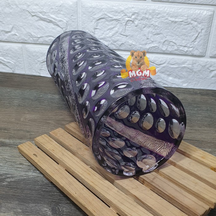 Warna Vas Bunga Kaca Tebal Lebar 10cm Pot Bunga tanaman Tinggi 25cm - Image 3
