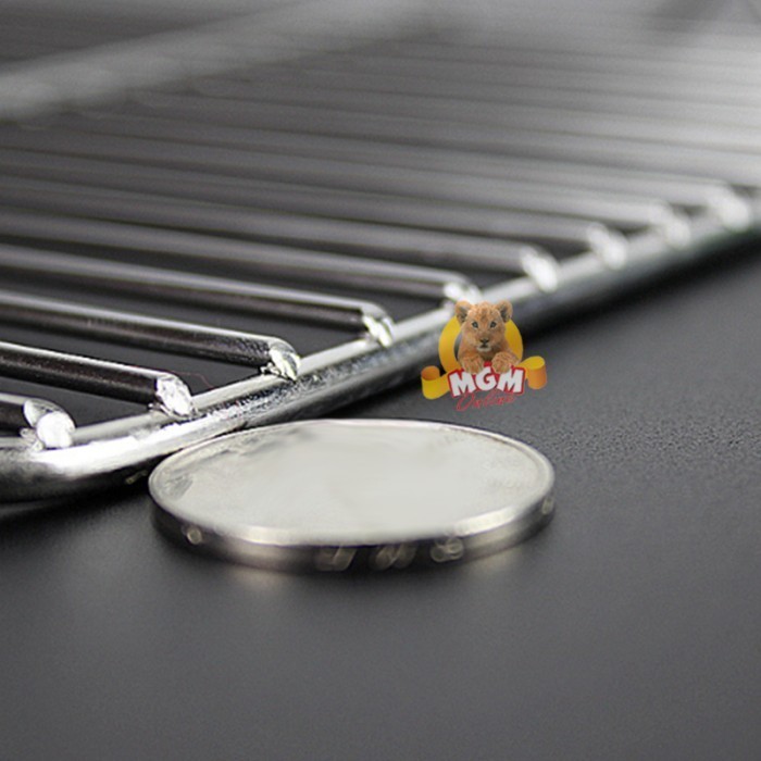 26x16 Stainless Wire Mesh Peniris gorengan / BBQ grill / tatakan kue - Image 5