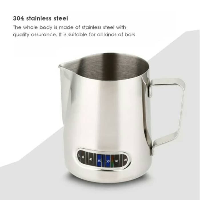 Profesional termometer Milk Jug 600ml stainless Latte art jug 2183 - Image 3