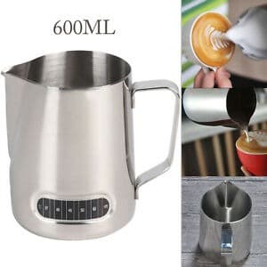Profesional termometer Milk Jug 600ml stainless Latte art jug 2183