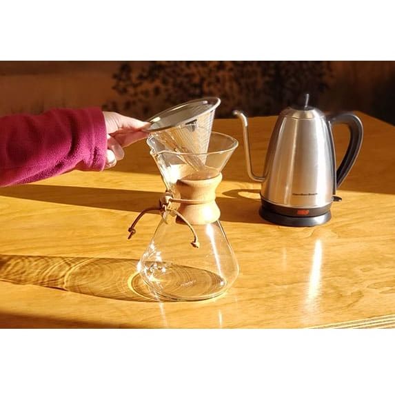 JUMBO 800ml Chemex woodneck+ FREE Stainless Steel Paperless Filter2187 - Image 5