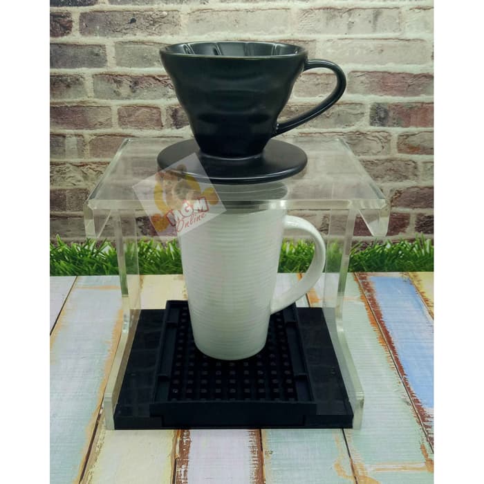 akrylic coffee stand v60 - Coffee Dripper holder penyanga kopi 2190 - Image 5