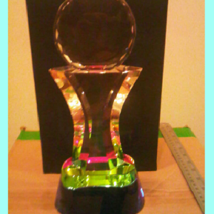 AC86029 Plakat kristal/ Trophy Crystal kaca / Piala Golf / Piala Dunia