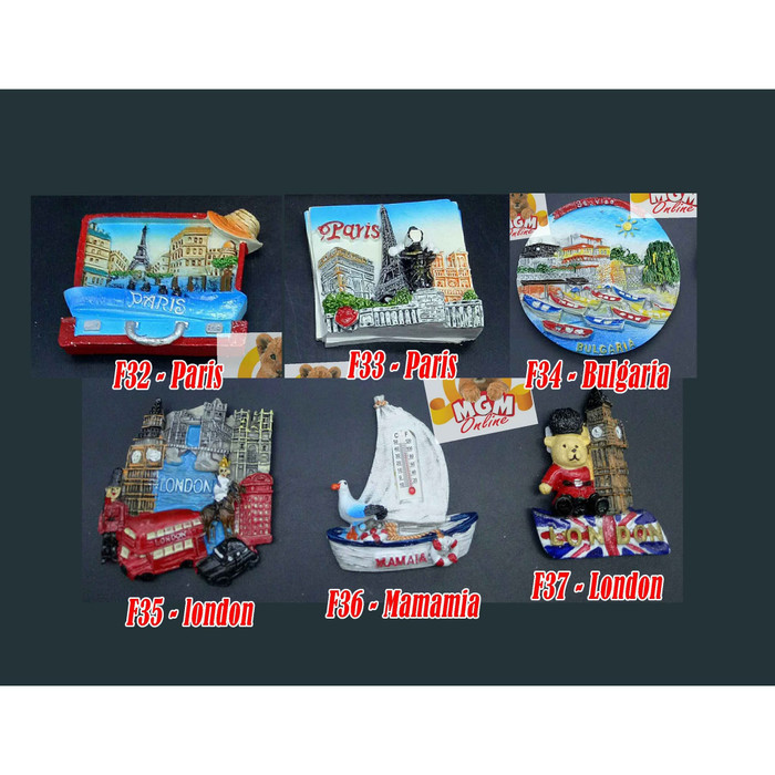 3D Fiber Souvenir Magnet Negara magnet Kulkas Tempelan kulkas negara - Image 5