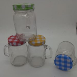 Botol Jar Toples Kaca (GAGANG) 100ML Puding Selai Susu Yoghurt MURAH
