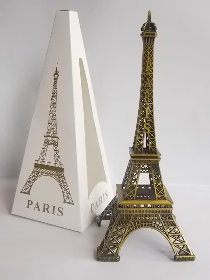 32 CM Eiffel tower Pajangan Miniatur eiffel Paris ( France / Prancis ) - Image 5